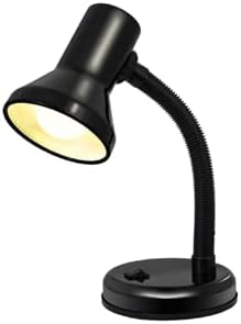 Sansai Student Desk Lamp/Light w/Adjustable/Flexible Neck Black