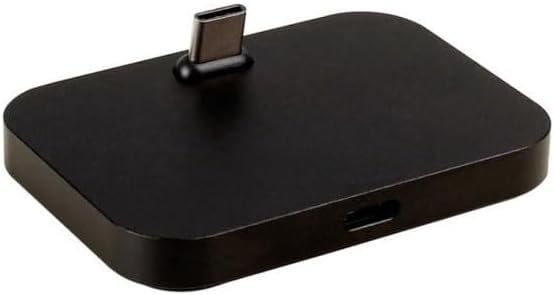 USB Type-C Docking Base Cradle USB-C Dock Supporting Station for Apple iPhone 15 16 pro max Plus (Black)