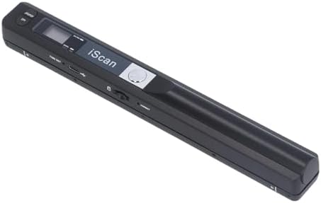 Generic Portable Scanner, PDF and JPG 900DPI Mobile Document Scanner Compact 8.27 Inch A4 HD Scanning with CD for Pictures (Black)