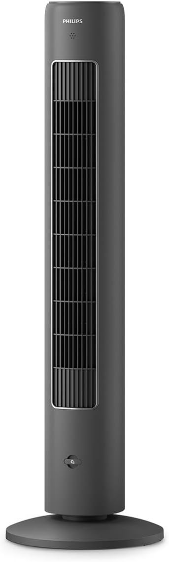 Philips Tower Fan 5000 Series, 105 cm Slim, Remote Control, Dark Grey