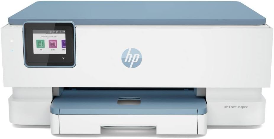 HP Envy Inspire 7221E 3-in-1 A4 Photo Inkjet Printer+ #804 Ink Set (P/N:2H2N7D) - NES