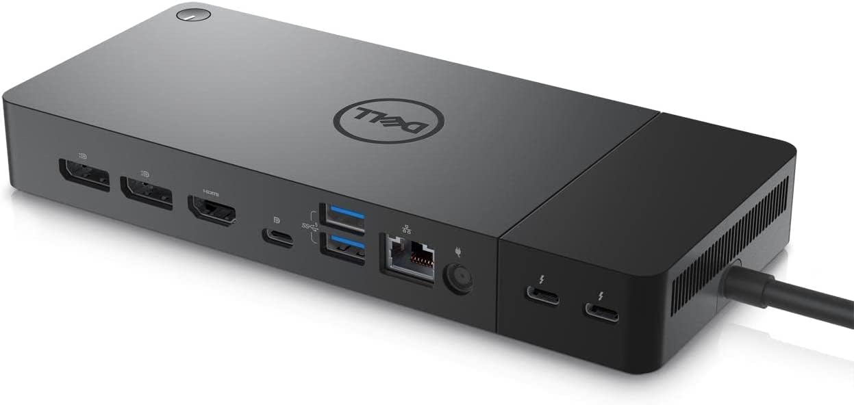 Dell WD22TB4 Thunderbolt 4 Dock - 2 Thunderbolt 4 Ports, Up to 5120 x 2880 Video Res, HDMI 2.0, DP 1.4, USB-C, USB-A, Gigabit Ethernet LAN Port