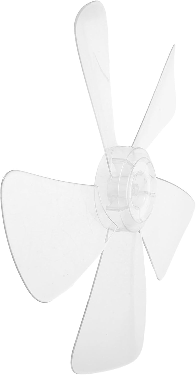 PACKOVE Inch Lightweight Propeller Design Plastic Fan Blades for Replacement with 5 Leaves and 0.31 Inch Hole, Quick Installation Floor Pedestal Fans Workshops and Warehouses