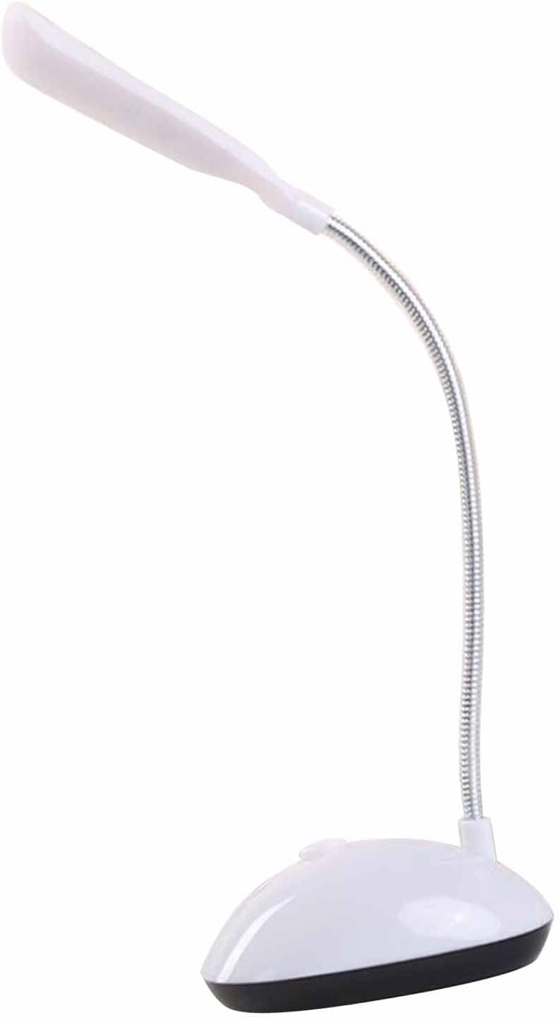 LED Desk Lamp, Adjustable Gooseneck Foldable Eye Care Reading Light with Soft Touch for Home Office Bedroom Study Dorm
