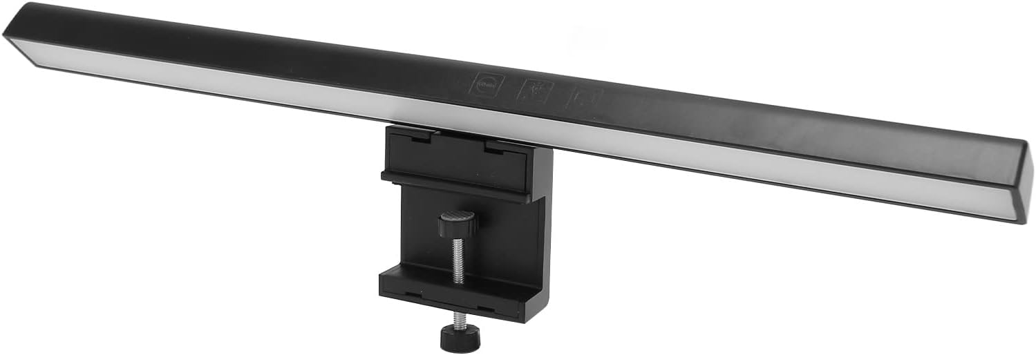 Monitor Light Bar Touch Control, USB C Powered Computer Monitor Lamp, with 3 Color Modes,Timing Function, Laptop Light Bar for PC Office Home Work Reading