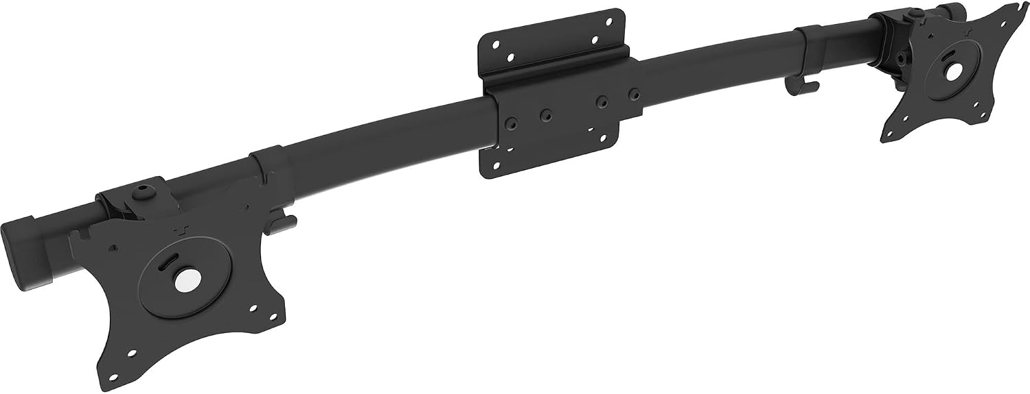 VIVO Dual Vesa Bracket Adapter, Horizontal Assembly Mount for 2 Monitor Screens Up to 27 Inches (Mount-Vw02A)
