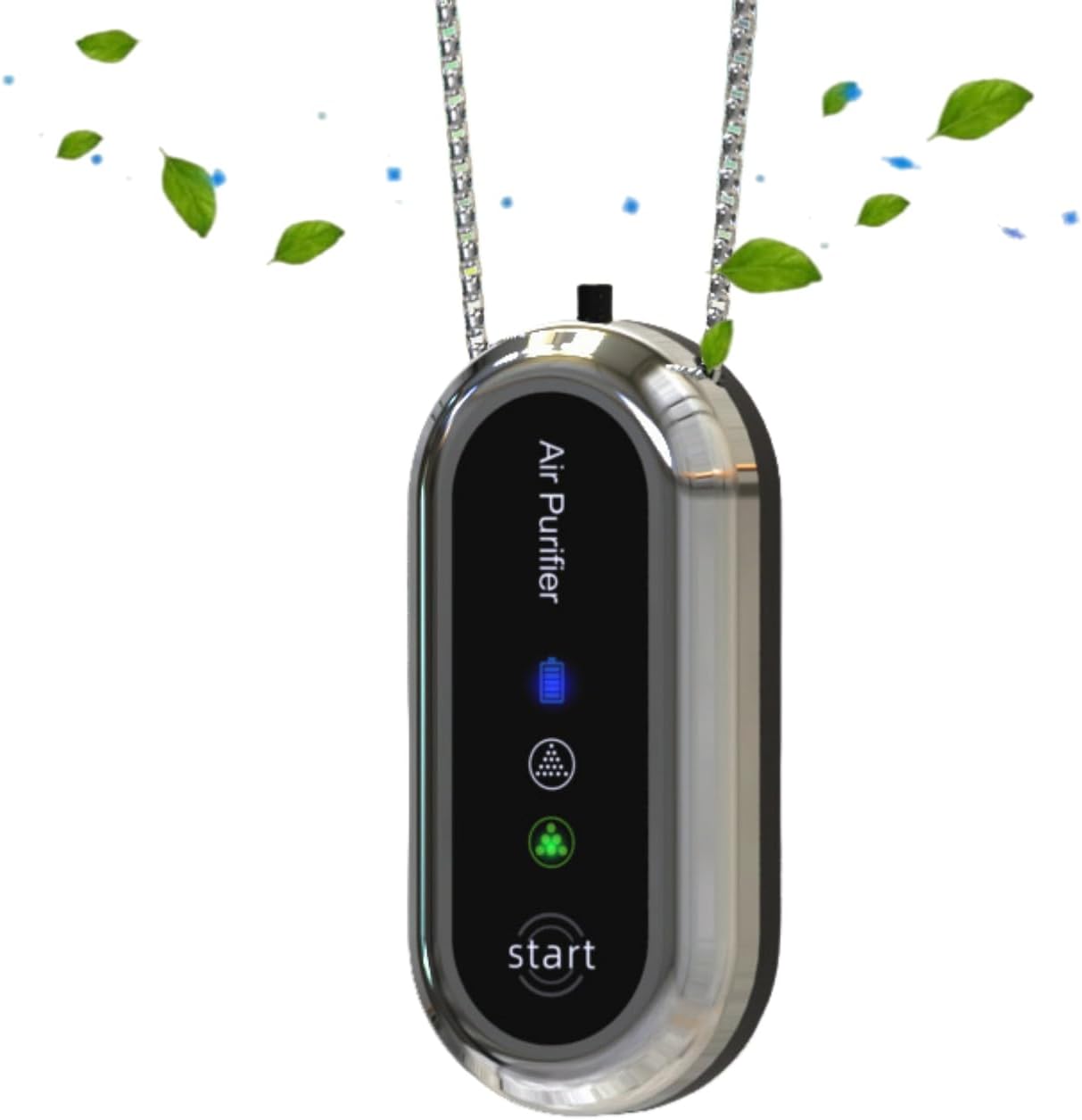 XUMIUZIY Portable Air Purifier, Wearable Mini Negative Ionizer Personal Air Purifier Necklace, Rechargeable for Outdoor, Travel, Car, Home
