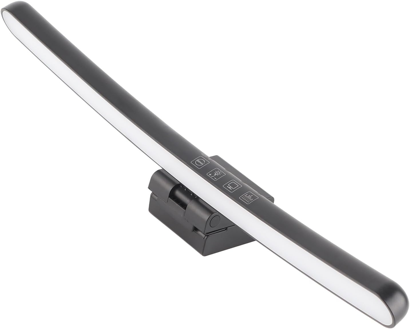 Monitor Light bar, Curved Design, Adjustable Brightness, Computer Monitor lamp, RGB Backlight, Touch dimming LED Lights for Eye Care, Multi-Color Screen Lighting, and Long Hours of