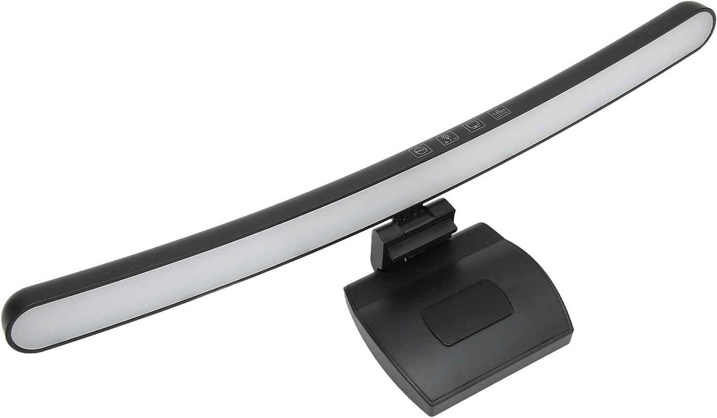 Curved Monitor Light Bar, Computer Bar Lights Touch Dimming with 3 Color Temperature Modes, LED Desk Lamp Eye Caring for Work Office Gaming