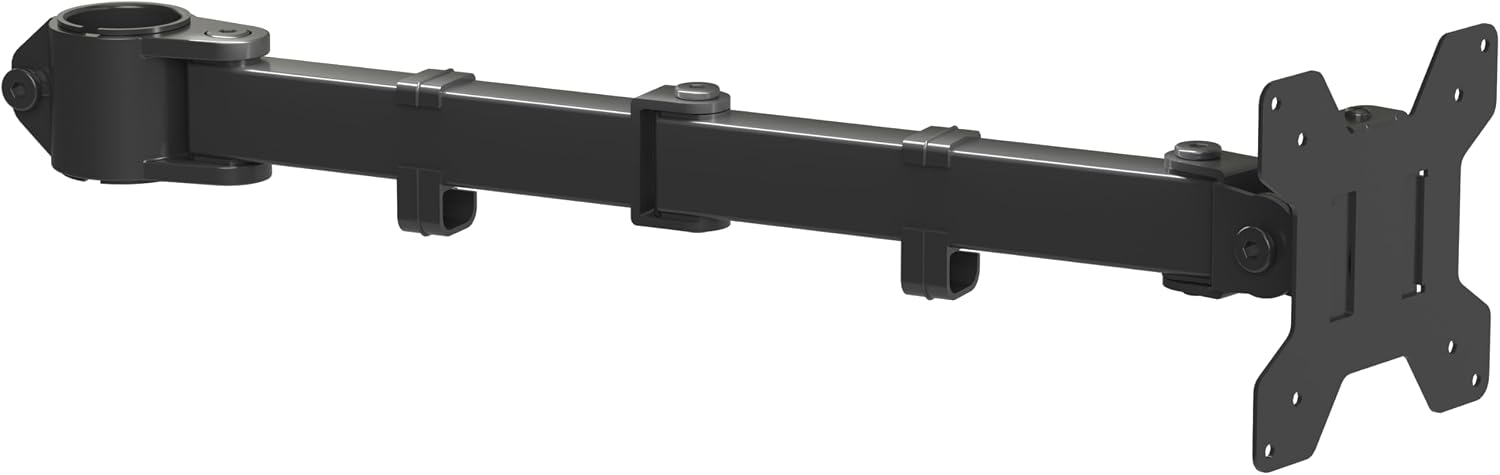 suptek Single Monitor Arm for Desk Mount Stand,Adjustable Monitor Arm for 1 Screen up to 27 inches,Black(MD6DB)
