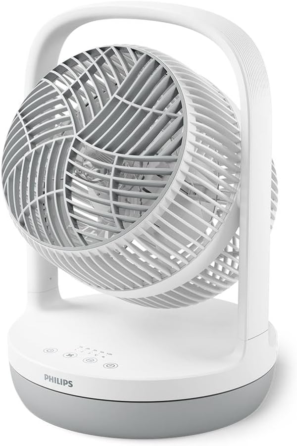 Philips Table Fan 2000 Series, SilentWings, 23 dB, White