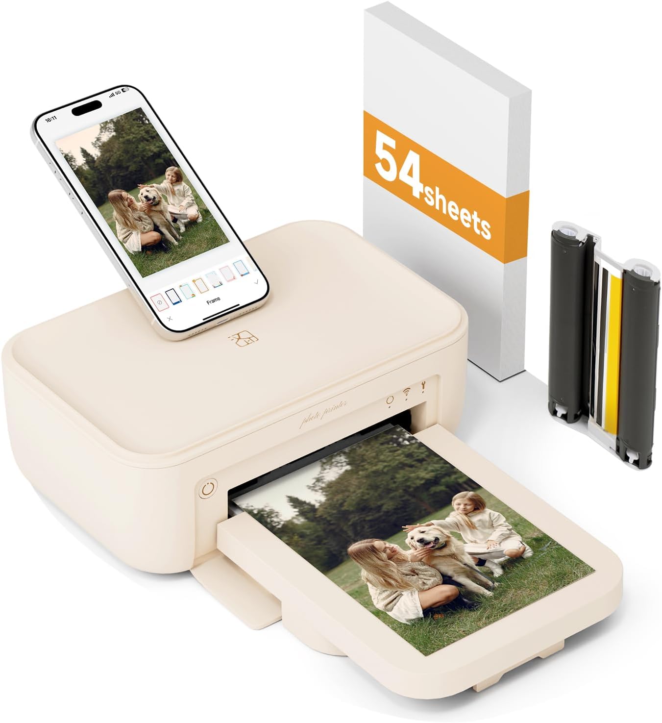 HPRT CP4100 4x6'' Photo Printer for Phone, Mini Portable Instant Printer