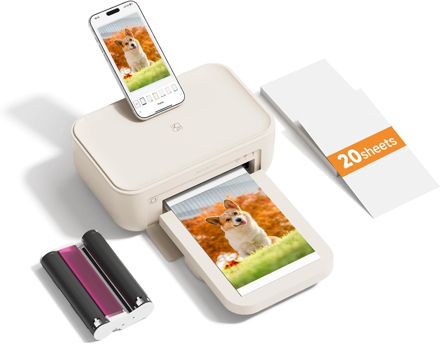 HPRT CP4100 4x6 Photo Printer, Desktop Instant Picture Printer, Wi-Fi Print (HPRT)