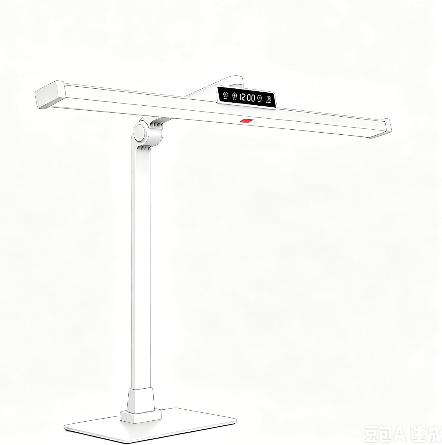 WOOST LED Desk Lamp, Reading and Workbench Table Lamp, Architect Task Lamp, CRI≥ 95, 3 Color Temperature 3000K - 6500K, 89 LED Beads, Reduces Eye Strain, 23.62" Lamp Width for Offi