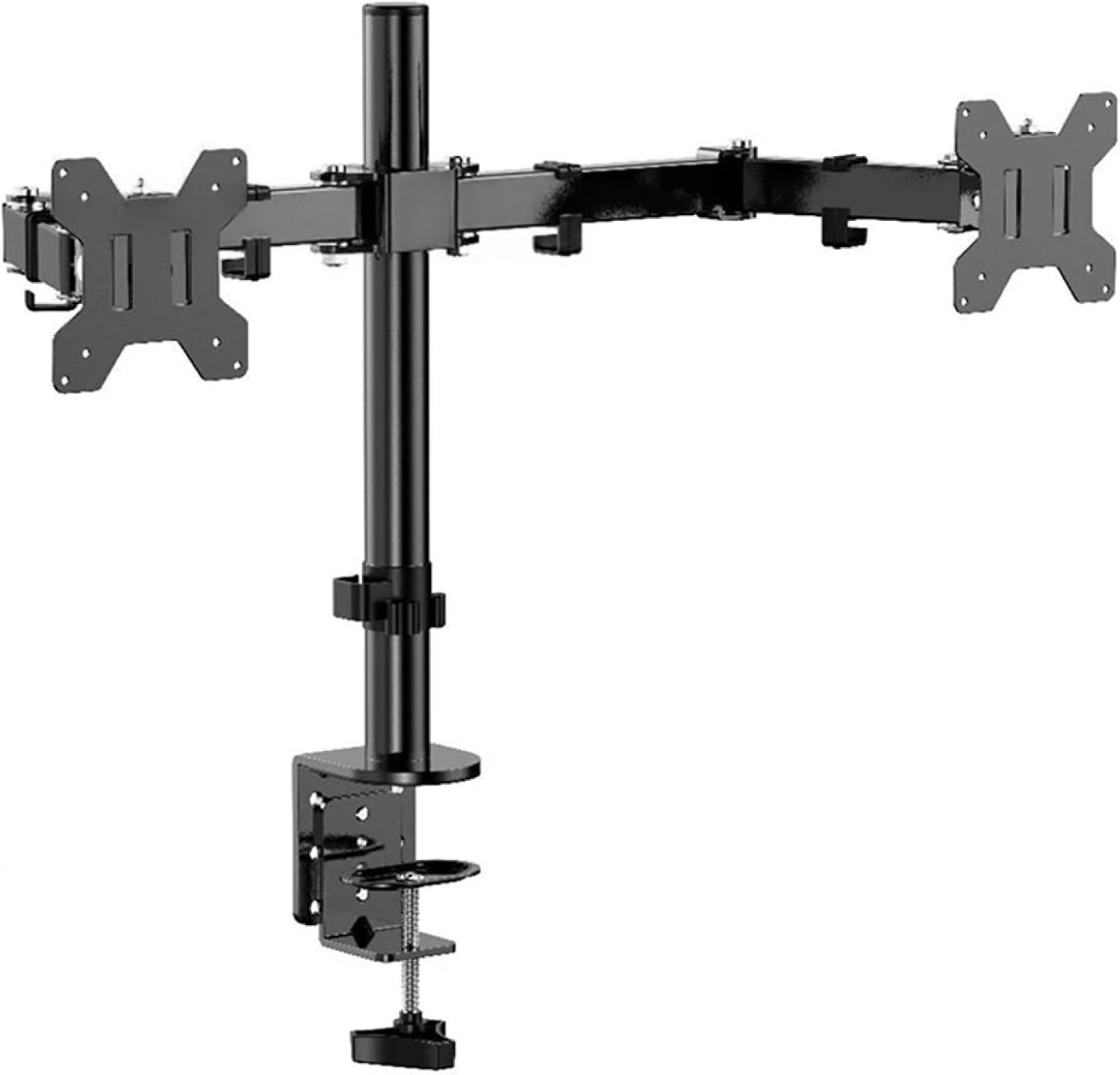 Dual Monitor Arm Desk Mount, Dual Monitor Stand, VESA, Black
