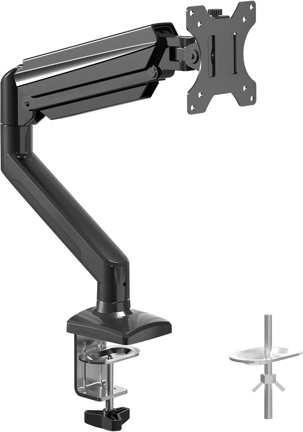suptek Monitor Arm for 13-32 Inch LED LCD Screens up to 9kg, Gas Spring Stand with 360° Rotation, Height Adjustable, Tilt & Swivel, VESA 75x75/100x100 Mount, MD01A