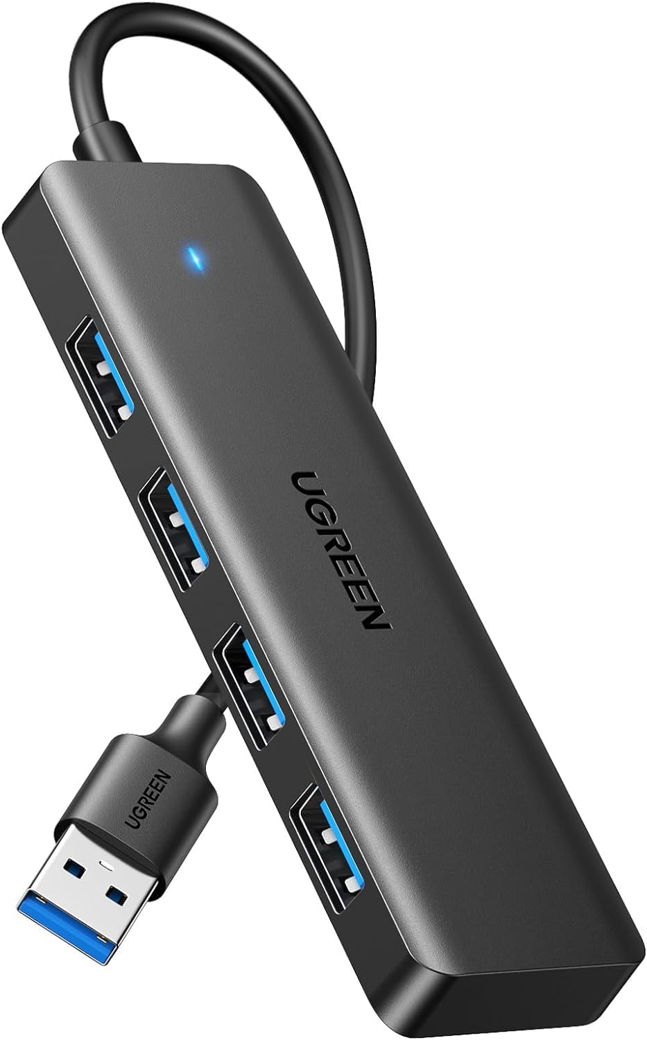 UGREEN USB 3.0 Hub 4 Ports, Type A Splitter, Ultra-Slim, 15cm