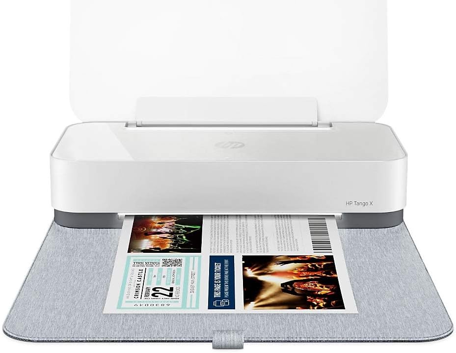 HP Tango X Smart Wireless Printer with Indigo Linen -Cover – Mobile Remote Print, Scan, Copy, HP Instant Ink (3DP64A)