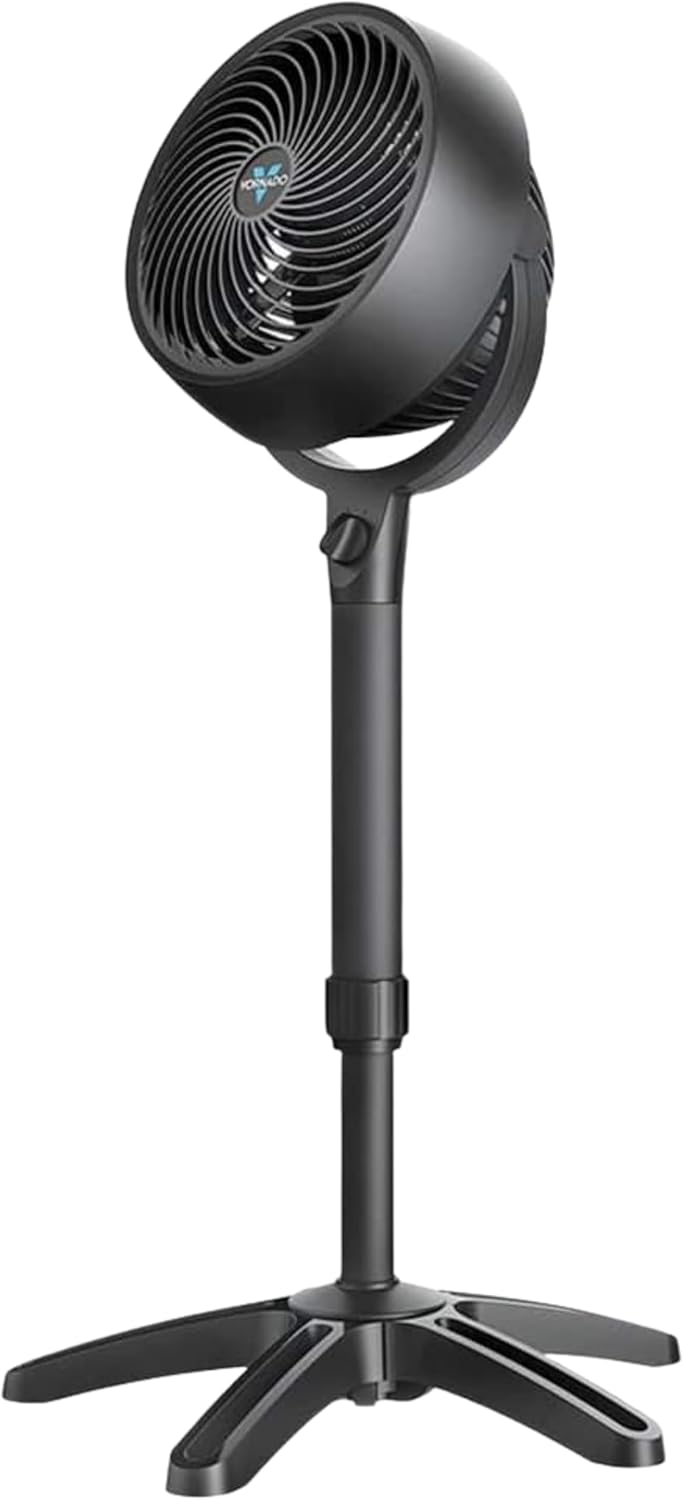 Vornado 683 Medium Pedestal Air Circulator – Whole-Room Vortex Fan with 3-Speed Controls, Adjustable Height & Quiet Multi-Direction Airflow – Ideal for Bedrooms, Living Rooms & Med