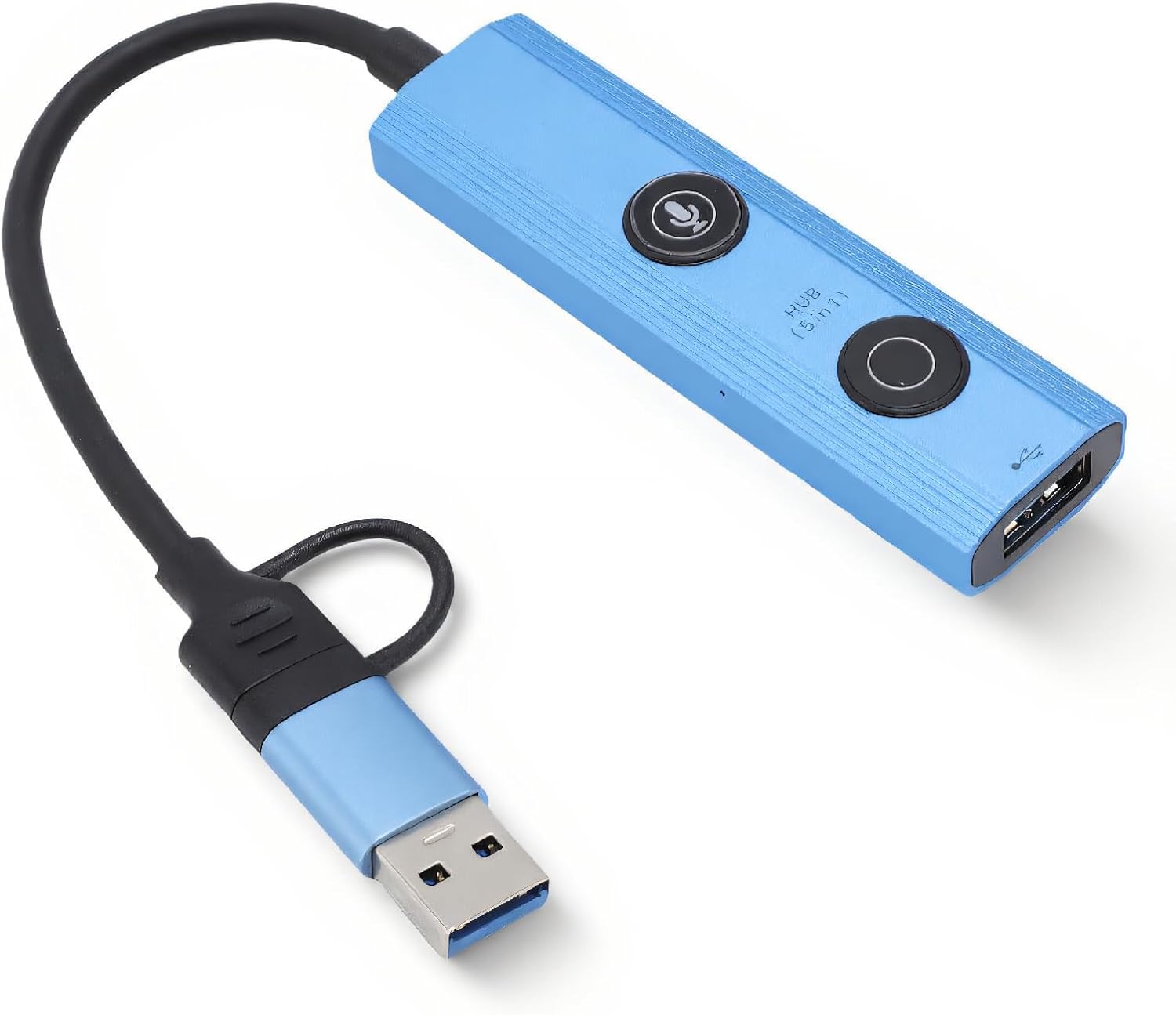 XUMIUZIY 5-in-1 AI Docking Station with Voice Control & Translation,USB C Hub with 3 USB 3.0 Ports, GPT Compatible for Laptop, Home Office, Business Travel, Remote Work