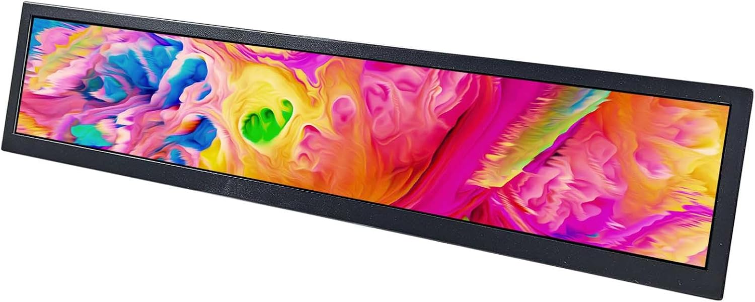 VSDISPLAY 19 inch 1920x360 IPS Stretched Bar LCD Monitor