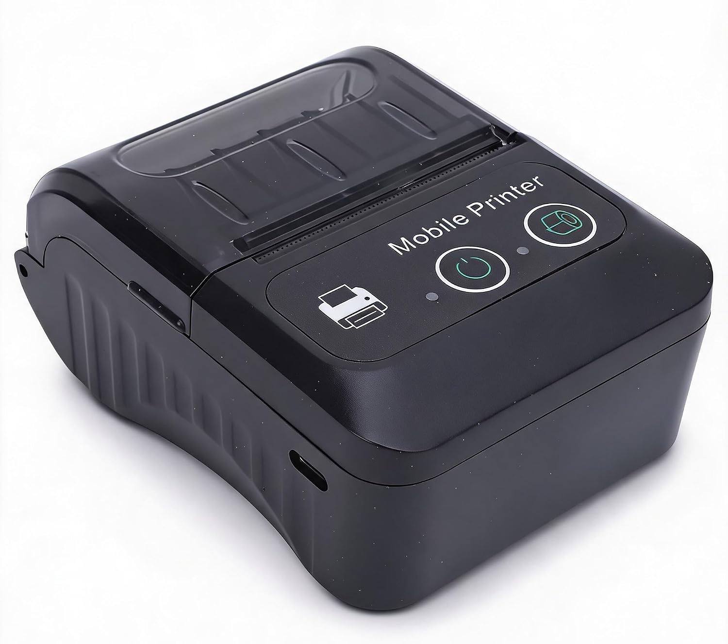 Bluetooth Thermal Receipt Printer for Small Business, 203dpi Resolution 50-80mm Print Speed, with 58mm POS Printer for Clothing Stores
