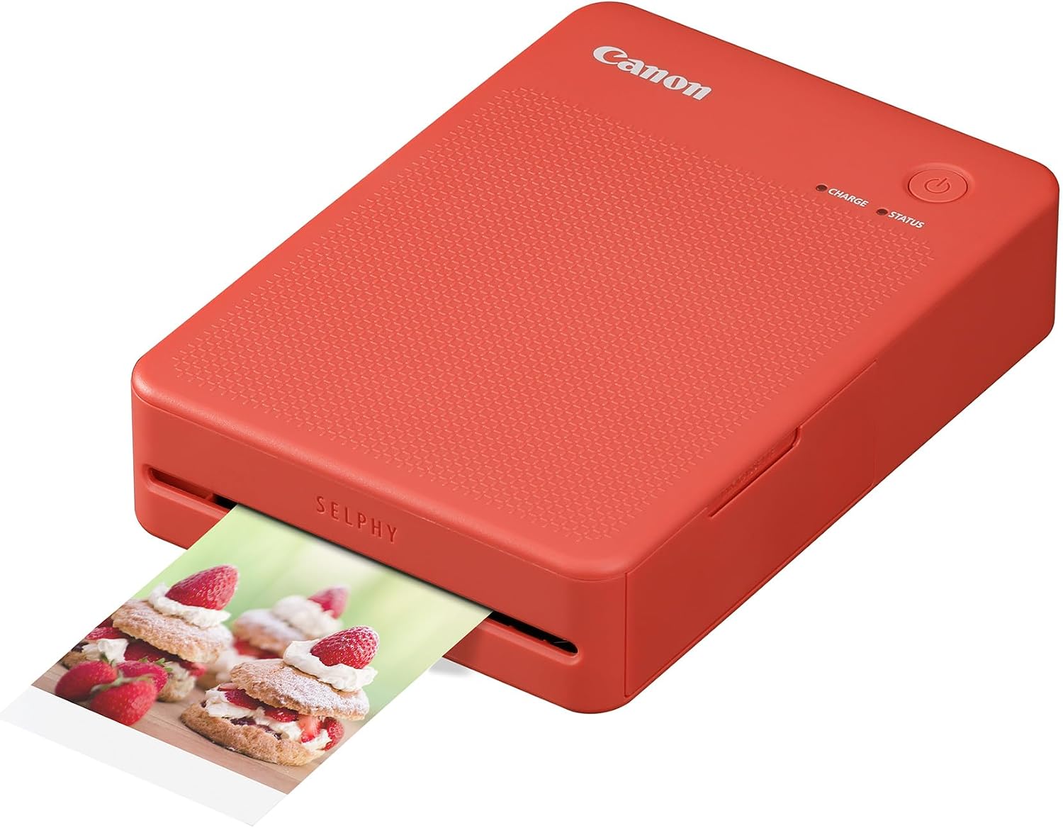 Canon QX20 Photo Printer (Red) with XS-20L Photo Paper (20 Sheets)